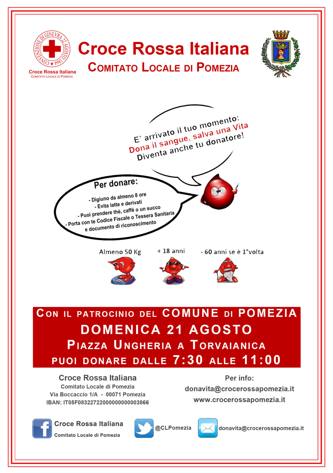 VOLANTINO DONAZIONE SANGUE_Torvaianica_21-Agosto